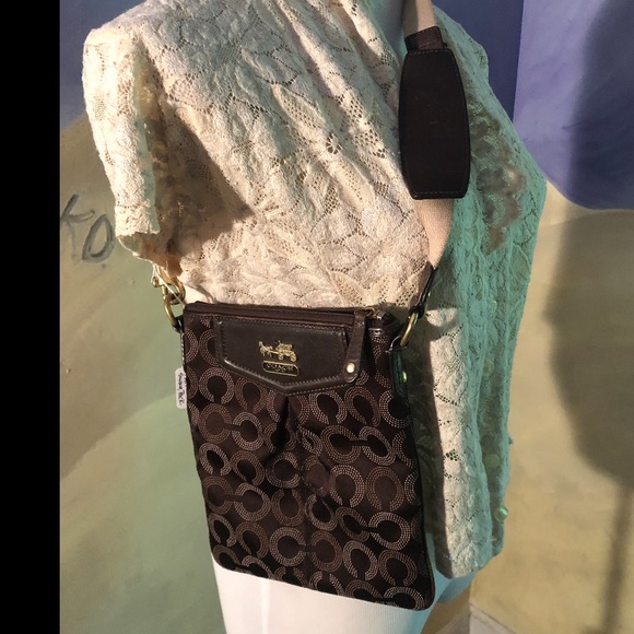 Authentic Brown Coach Madison bag - Picture 5 of 7